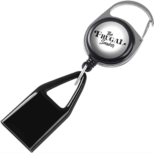 Retractable Lighter Leash & Keychain Holder - 24-Inch Extendable Clip