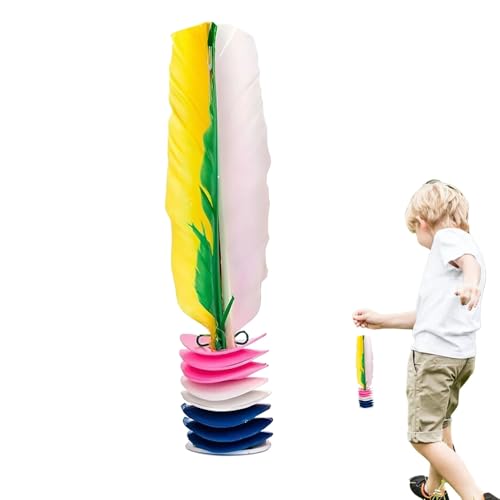 2PCS Jianzi Shuttlecock - Feather Foot Sports for Indoor/Outdoor Play