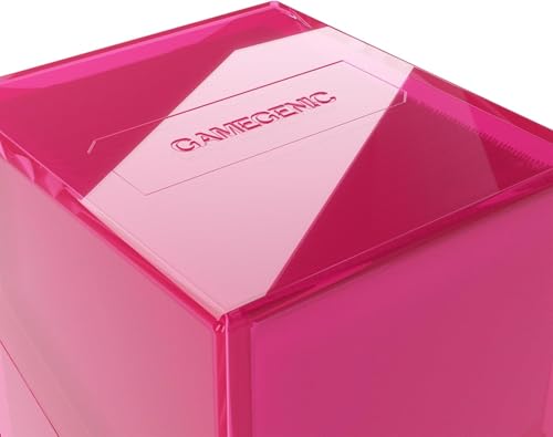 Gamegenic Bastion 100+ XL Deck Box for Trading Cards - Pink, Secure & Compact