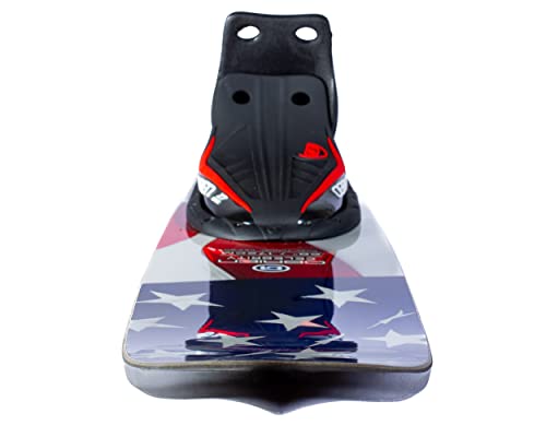 68" Combo Water Skis with Adjustable Bindings - Multicolor