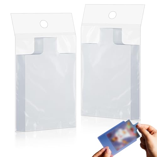 200 Pack Tabbed Trading Card Sleeves with Pull Tab - Sports Cards