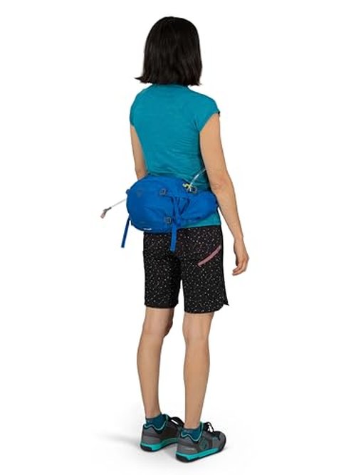 Osprey Seral 7L Biking Waist Pack with Hydraulics Reservoir for Men and Women, Black