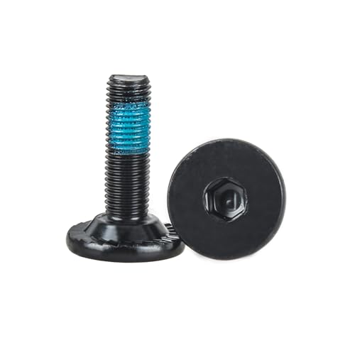 8 Spline Chromoly BMX Spindle Screws for 19mm Bottom Bracket - Set of 2