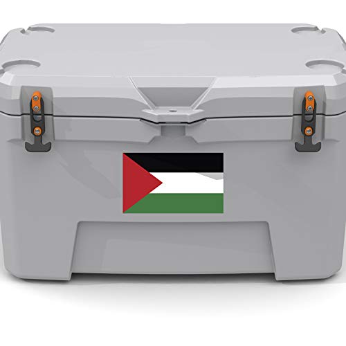 Palestine Flag Decal Sticker - 2-Pack, 5x3 Inches, Vinyl