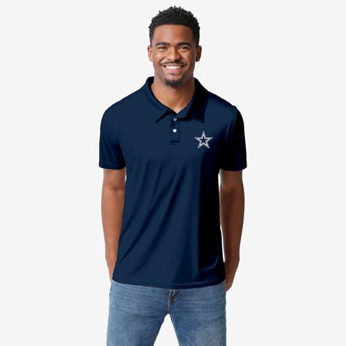 NFL Men's Performance Polo Shirt - Team Color Primary Logo