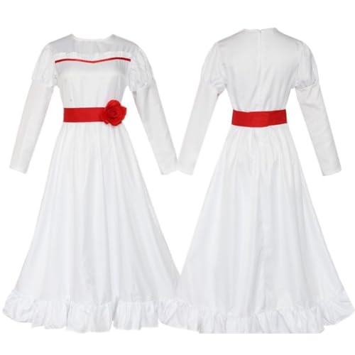 Annabelle Horror Movie Costume Dress for Women - White, X-Large