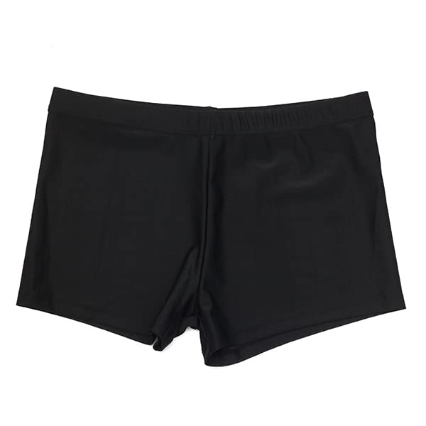 Girls' Sparkle Dance Gymnastics Shorts - Black, 7-8 Years
