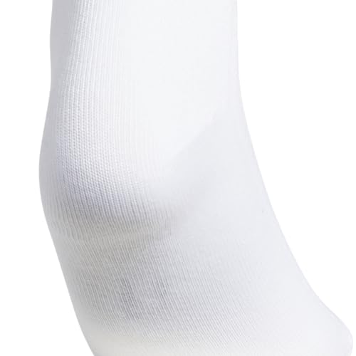 Adidas Women's Scallop Quarter Ankle Socks 3 Pack White/Gray Medium