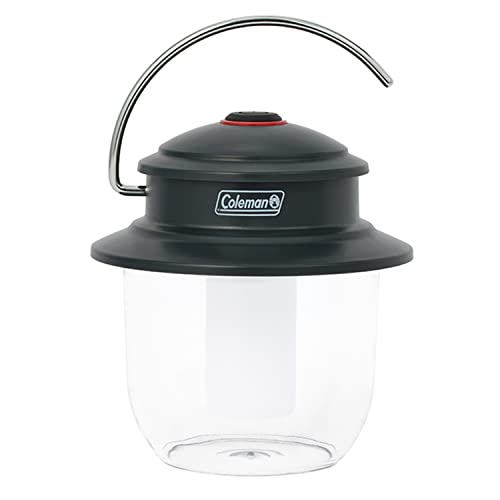 Coleman Classic Rechargeable 800L LED Lantern, Impact & Water-Resistant Lantern with Carabiner Handle & Charging Ports, Great for Camping, Power Outage, Emergencies, & More