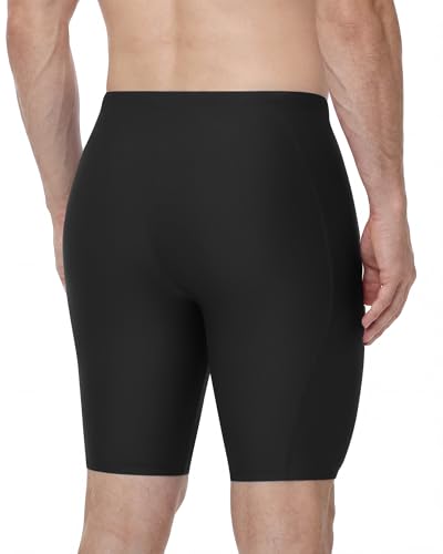 Men's Swim Jammers Compression Training Shorts - Medium / Black
