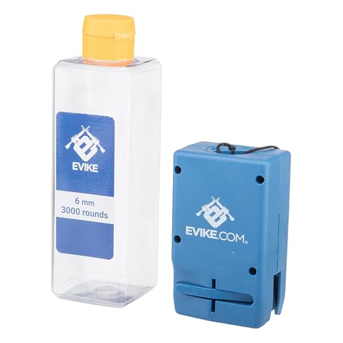 6mm BB Winding Speed Loader for M4 Airsoft Magazines - Blue