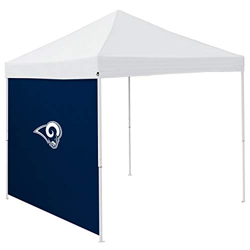 9x9 Side Panel for Logo Brands Canopy - LA Rams Navy/White