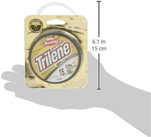 Berkley Trilene 100% Fluorocarbon Fishing Line - Clear 0.015in | 0.38mm for Superior Strength