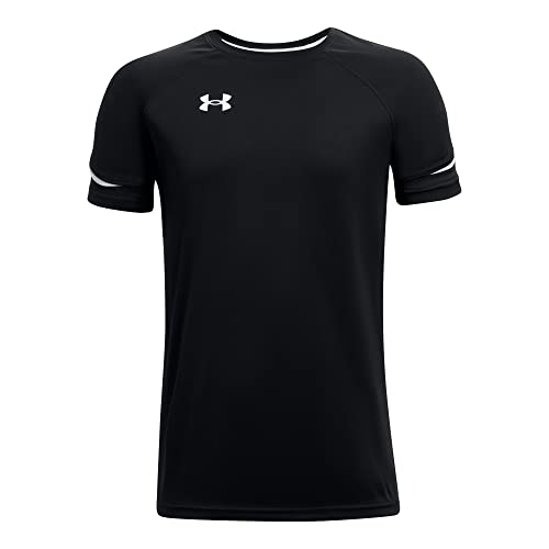 Under Armour Boys' Golazo 3.0 Soccer Jersey Medium Black White