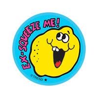 Ex-Squeeze Me! Lemon Juice Scented Stickers - 24 Pack