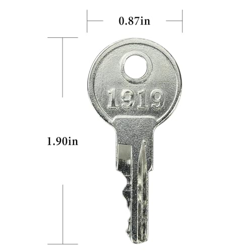 4-Pack Golf Cart Ignition Keys - 17063-G1 Replacement for Gas & Electric