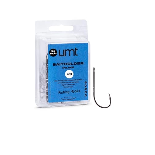Baitholder Fishing Hooks - 100pcs 4/0 High Carbon Steel