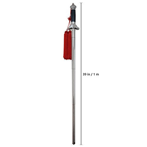 Retractable Stainless Steel Tai Chi Sword for Martial Arts Practice & Performance