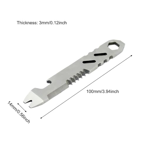2-Pack Stainless Steel Pry Bar Set - Multifunctional Tools