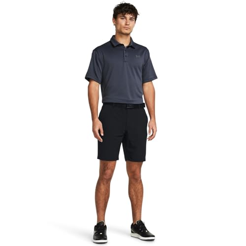 Under Armour Men's Tech Golf Shorts 30 Black/Gray - 11" Inseam, 4-Way Stretch, Moisture-Wicking