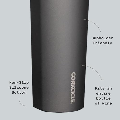 Corkcicle 25 oz Insulated Canteen Water Bottle, Ceramic Slate