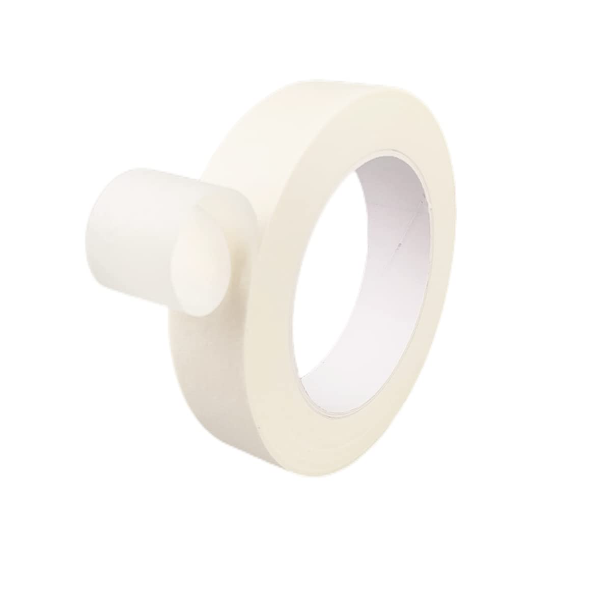 Zellykool Beige White Masking Tape, 1 Inch x 55 Yards, 2 Rolls