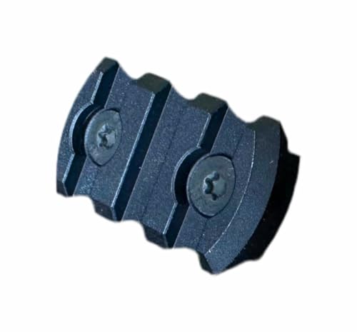 MLOK Picatinny Accessory Rail Section – 3 Slot – Ultralight Aluminum Mount for Lights & Lasers