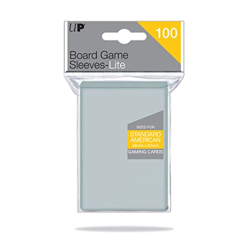 Board Game Sleeves - UP Lite Standard American 100 Count (56mm x 87mm)