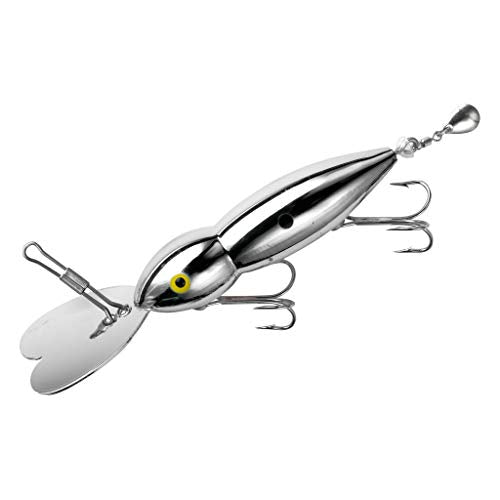 Deep-Diving Fishing Lure - Heddon Magnum Hellbender 5.5 Inch - Silver