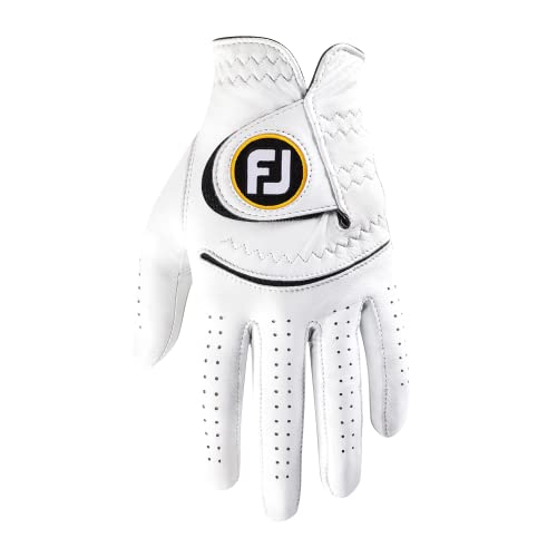 Men's StaSof Golf Glove - White, Large, Left Hand