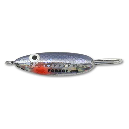 Super Glow Perch Forage Minnow Jig - 6 Pack Ice Fishing