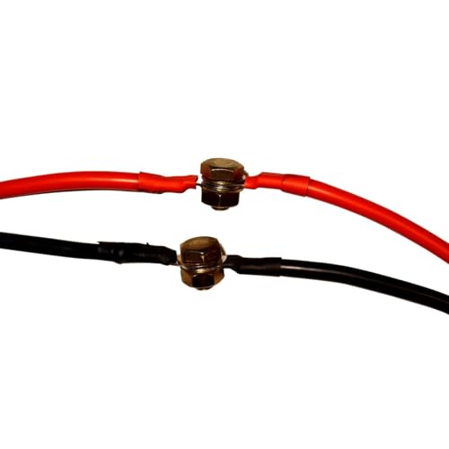 Newport 10ft Trolling Motor Battery Cable Extension Kit – 8AWG Marine Wire, Connectors & Heat Shrink
