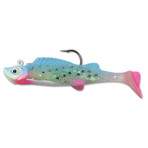 Mimic Minnow Jig - 1/4 Oz Stand-Up Fishing Lure - Firetiger