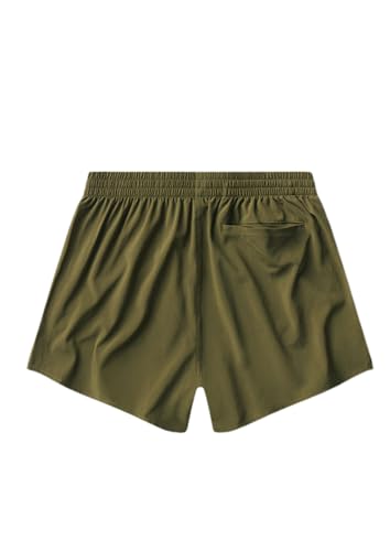 Outdoor Voices Womens Zephyr 3" Short - Small Dark Olive Athletic Shorts