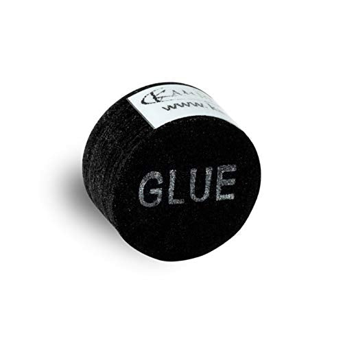 KAMUI Black Laminated Pool Cue Tip 13mm - Medium Hard for Precise Control