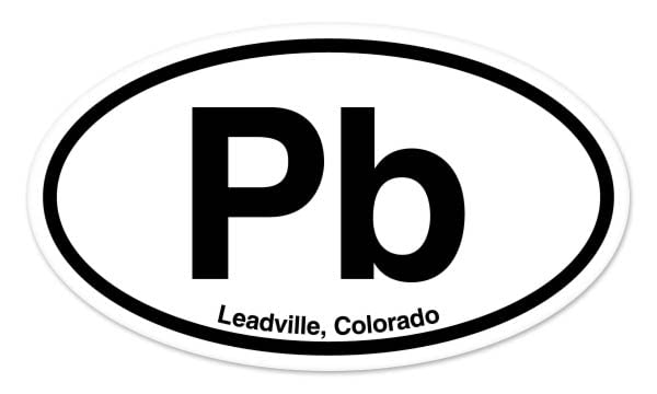 Leadville Colorado Vinyl Car Bumper Sticker - 5" x 3"