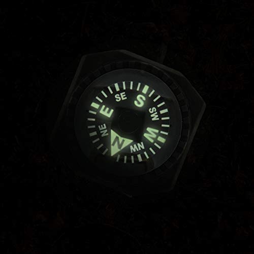 Slip-On Wrist Compass - Durable Luminous Compass for Watch Bands