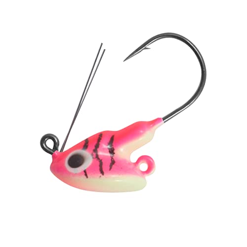 Weedless Stand Up Fireball Jig - Firetiger, 1/4 Oz