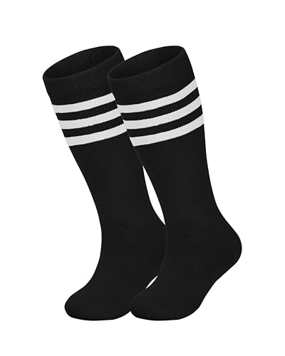 Toddler Soccer Socks 4Pack Girls Sock Youth Baseball Softball