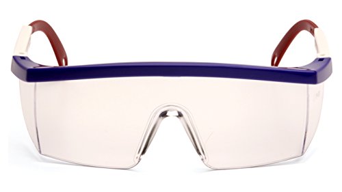 Safety Eyewear with 3.0 Ir Filter Lens - Black Frame & Red/White/Blue Frame Options