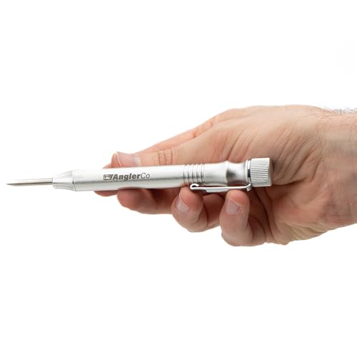 AnglerCo Retractable Fish Venting Tool with Pocket Clip – Barotrauma Release