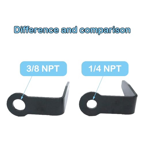 Pneumatic Tool "L" Shaped Rafter Hook (Aluminum) For Nail Guns with 3/8" NPT Air Fitting (Full Size)