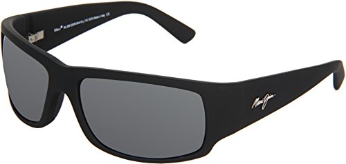 Polarized Wrap Sunglasses - Matte Black Rubber/Neutral Grey - 64mm