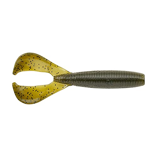 PowerBait The Boss Grub Fishing Lure - 3 Inch Green Pumpkin