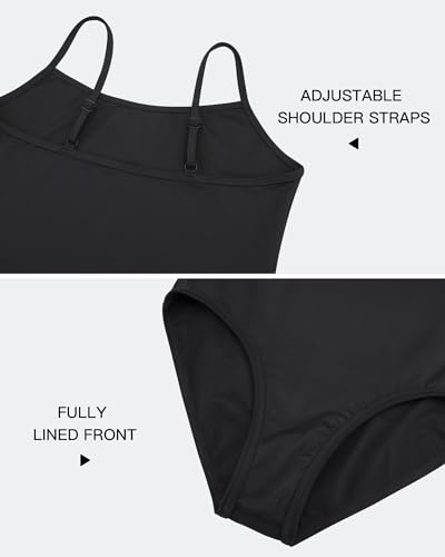 Gymnastics Leotards for Girls 2-16Y | Adjustable Straps & Stretch Fabric
