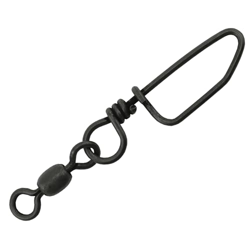 Brass Coastlock Snap Swivels - 350 lb Test, #4/0, 2 Piece Set, Black