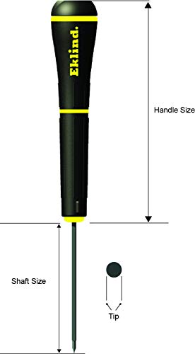 #00 Phillips Precision Screwdriver with Cushion Grip - 2.5 Inch Shaft