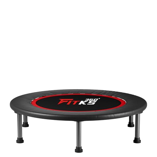40'' Foldable Fitness Trampoline with Safety Pad & Game - 400lbs