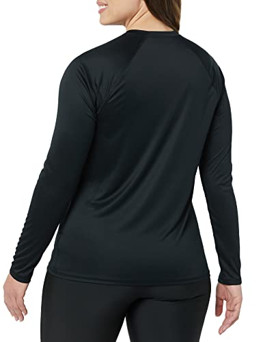Women's Long Sleeve Rash Guard - X-Large / Washed Black