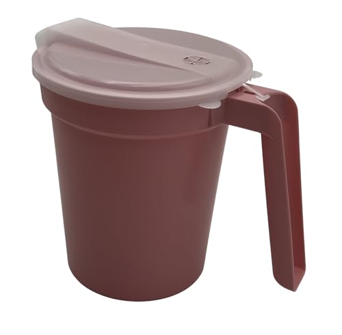28 oz Water & Ice Pitcher with Leak-Resistant Lid & Easy-Grip Handle - Pack of 3